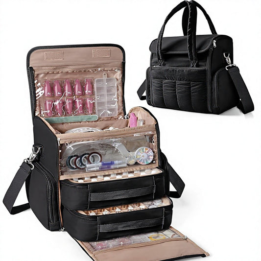 Black Travel Organizer Bag